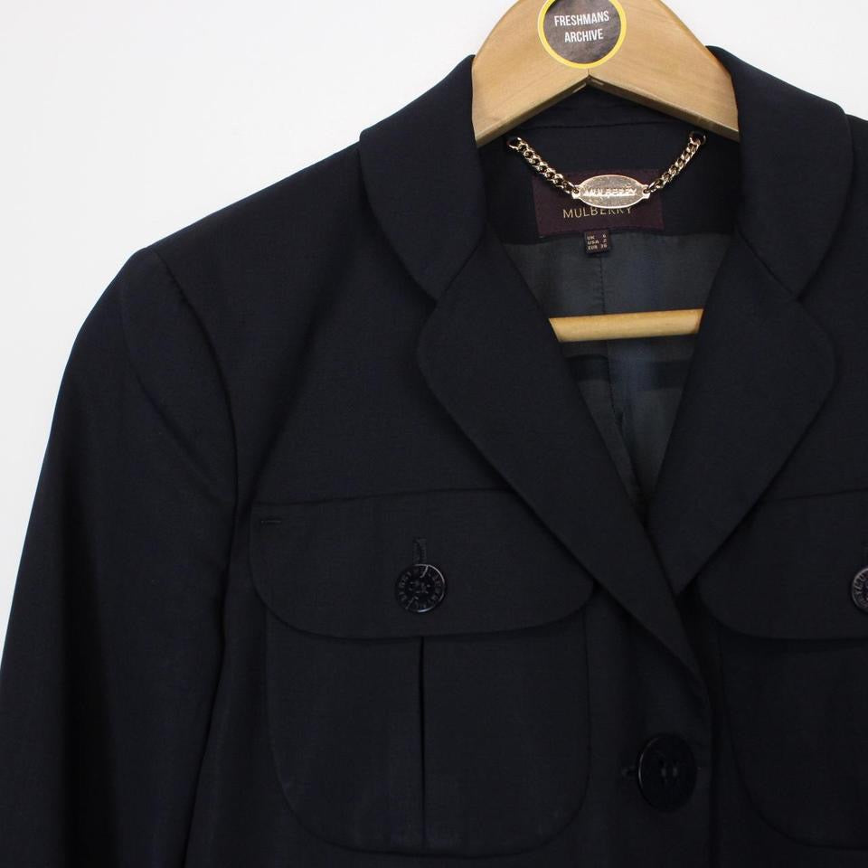 Mulberry Wool Blazer Small