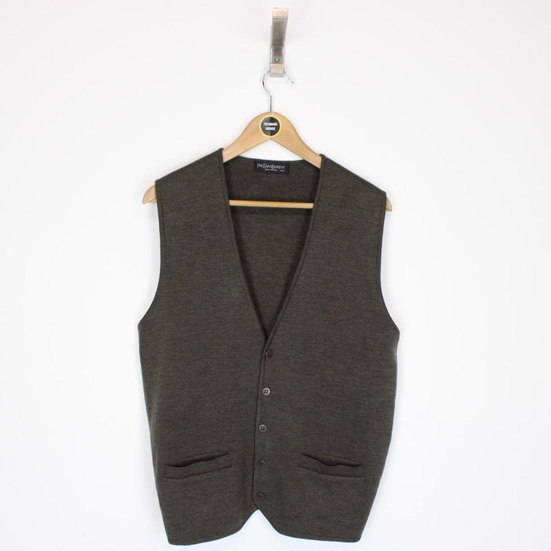 Vintage Yves Saint Laurent Sweater Vest Medium