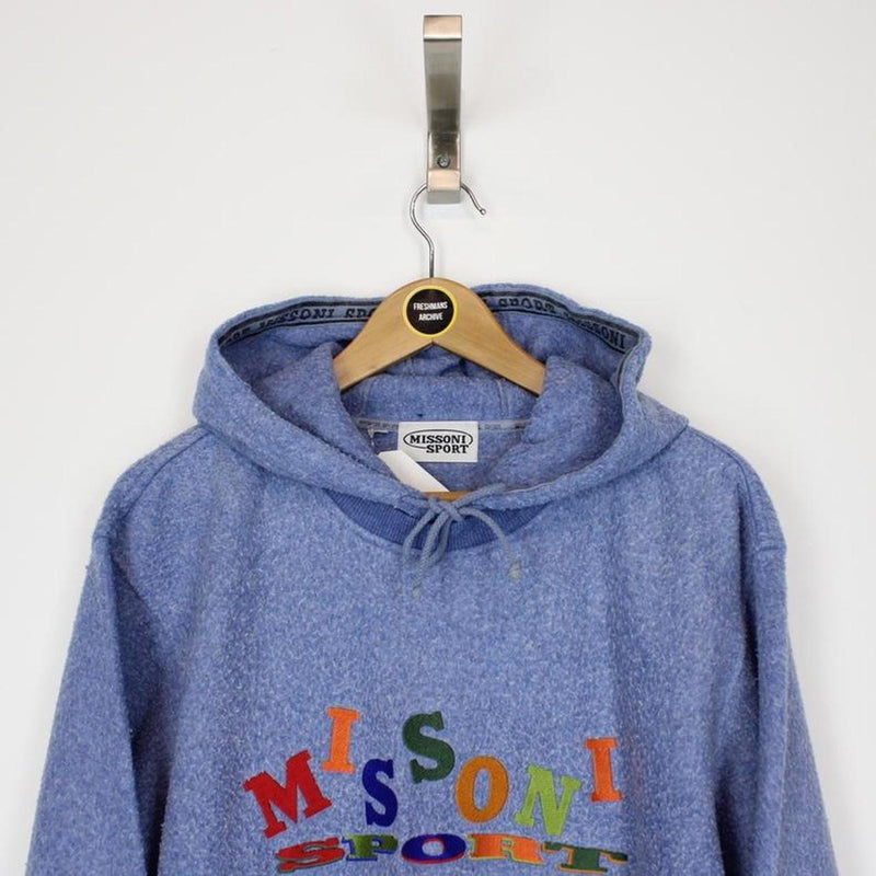 Vintage Missoni Sport Fleece Hoodie Small