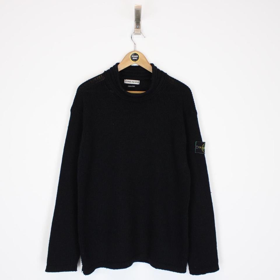 Vintage Stone Island AW 1998 Wool Jumper Medium