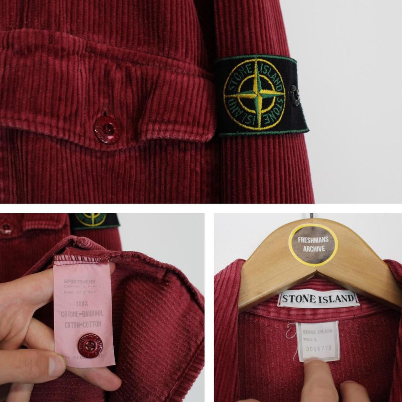 トップス 1995 Stone  jumbo cords shirts 1995 Stone Island jumbo cords shirts