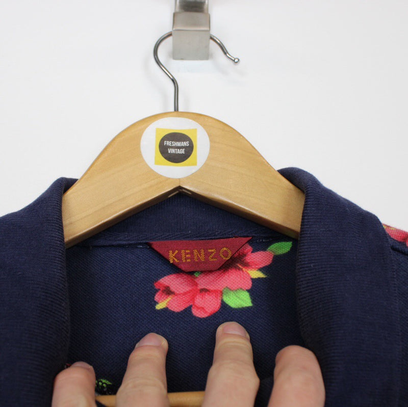 Vintage Kenzo Polo Shirt Medium