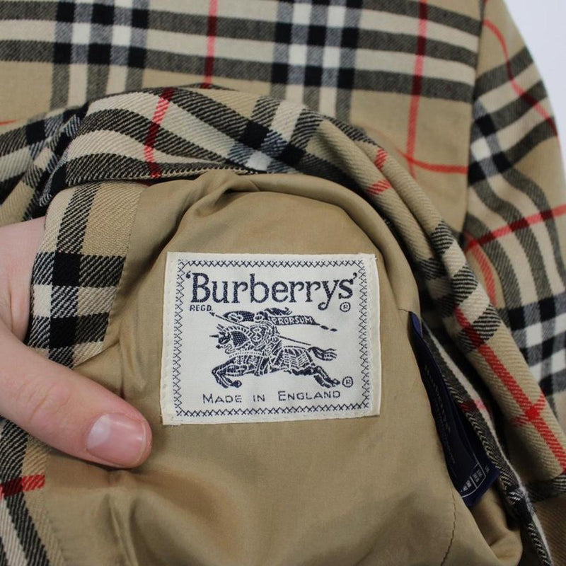 Vintage Burberry Wool Blazer Medium