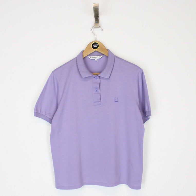 Vintage Christian Dior Polo Shirt Large
