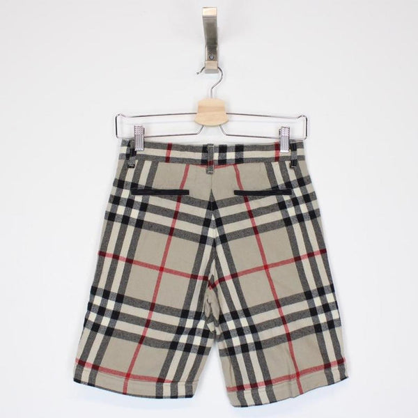 (Kids) Vintage Burberry London Wool Shorts 16 Yrs